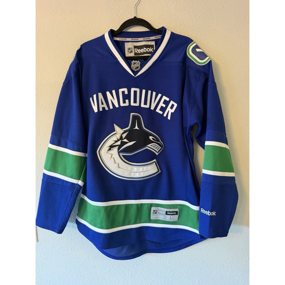 Vancouver Canucks REEBOK NHL jersey Size Large Hockey